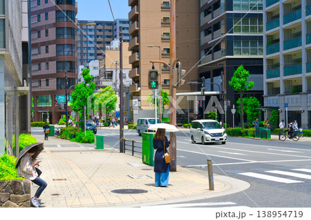 【大阪府】6月・北区の街風景 138954719