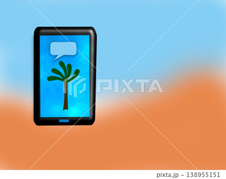 Mobile phones apps for chat and travel 138955151