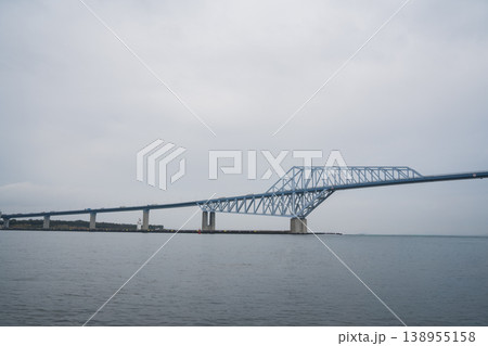 海から撮影した東京ゲートブリッジ 02 海から撮影した東京ゲートブリッジ 02 138955158
