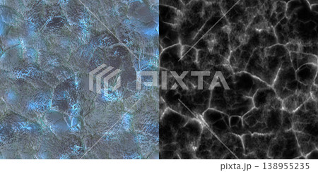 Frozen Wall Texture and Alpha Mask Comparison Frozen Wall Texture and Alpha Mask Comparison 138955235
