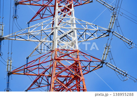 鉄塔 高圧鉄塔 送電線 鉄塔 高圧鉄塔 送電線 138955288