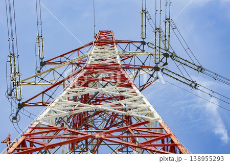 鉄塔 高圧鉄塔 送電線 鉄塔 高圧鉄塔 送電線 138955293