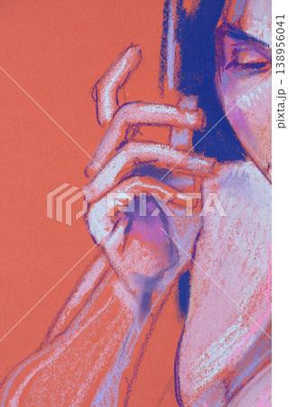 human's figure, pencil drawing illustration, sketch human's figure, pencil drawing illustration, sketch 138956041