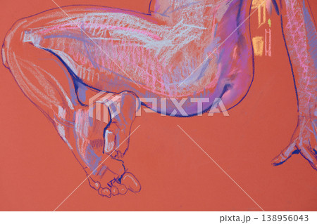 human's figure, pencil drawing illustration, sketch human's figure, pencil drawing illustration, sketch 138956043