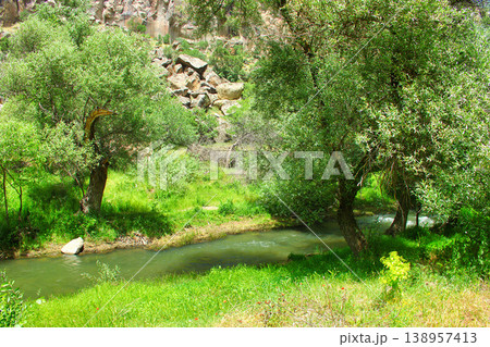 Scenic Ihlara Valley Canyon in Cappadocia. Scenic Ihlara Valley Canyon in Cappadocia. 138957413