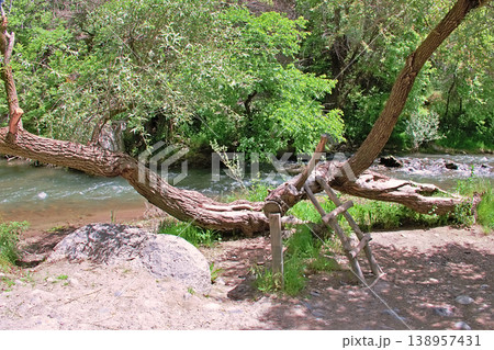 Scenic Ihlara Valley Canyon in Cappadocia. 138957431