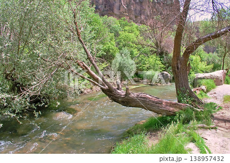 Scenic Ihlara Valley Canyon in Cappadocia. 138957432