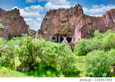 Scenic Ihlara Valley Canyon in Cappadocia. Scenic Ihlara Valley Canyon in Cappadocia. 138957459