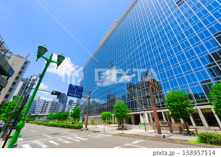 【大阪府】6月・中央区の都市風景 【大阪府】6月・中央区の都市風景 138957514