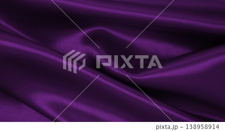 Smooth elegant lilac silk or satin luxury cloth texture as abstract background. Luxurious background design Smooth elegant lilac silk or satin luxury cloth texture as abstract background. Luxurious background design 138958914