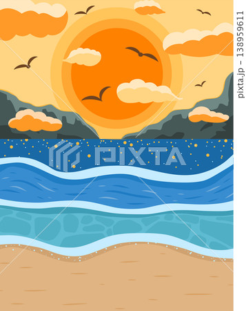 海景 シーパラダイス 海風景 138959611