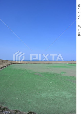こめぐりの郷公園の丘と東屋（新潟県新潟市西蒲区間瀬） 138959630