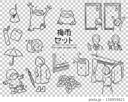 雨季線描 138959821