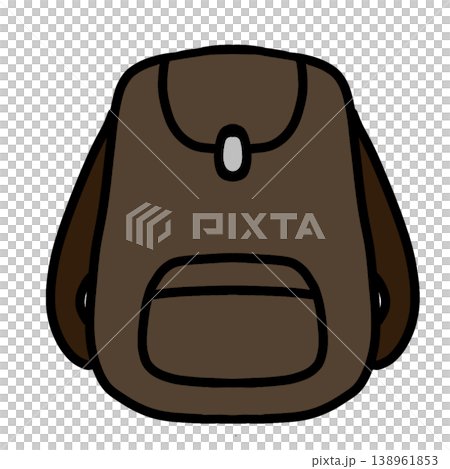 Backpack illustration icon (brown / natural / picnic / bag material) Backpack illustration icon (brown / natural / picnic / bag material) 138961853