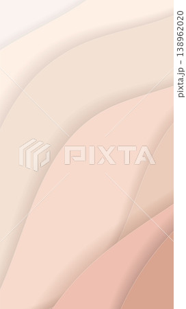 Vertical Nude Beige Background Abstract Paper Cut Waves in Sand and Terracotta Tones for Instagram Stories, Skincare Branding and Aesthetic Design Vertical Nude Beige Background Abstract Paper Cut Waves in Sand and Terracotta Tones for Instagram Stories, Skincare Branding and Aesthetic Design 138962020
