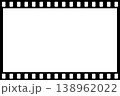 アナログ写真のフィルム風フレーム。透過背景。 138962022