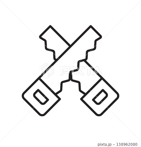 Saw icon vector design templates simple and modern Saw icon vector design templates simple and modern 138962080