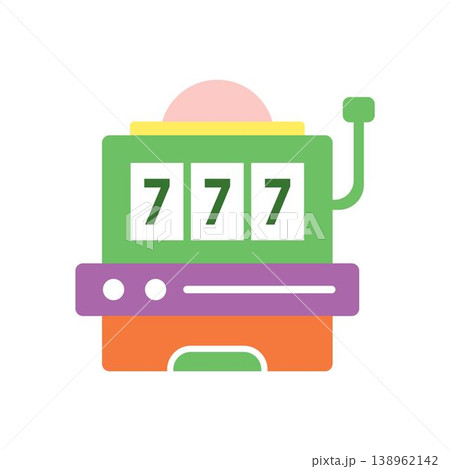 Slot machine icon vector design templates Slot machine icon vector design templates 138962142