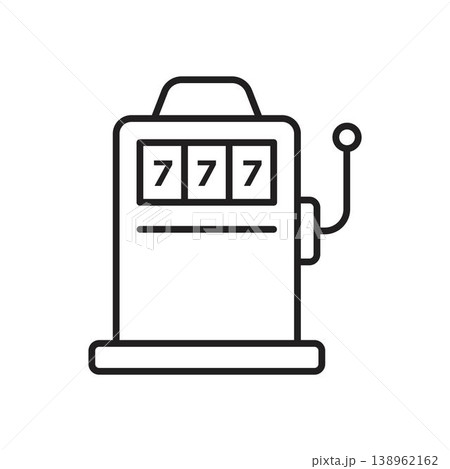 Slot machine icon vector design templates Slot machine icon vector design templates 138962162