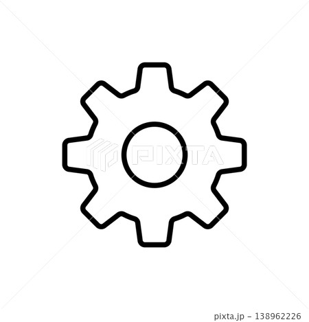 Setting icon vector design templates, simple and modern concept 138962226