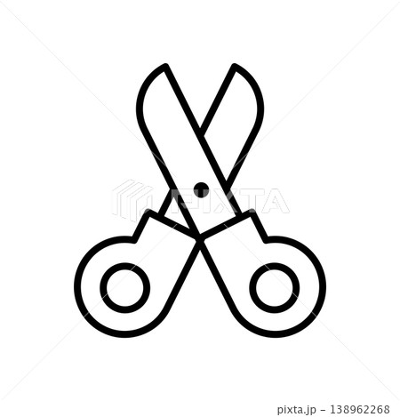 Scissors icon vector design templates simple and modern concept Scissors icon vector design templates simple and modern concept 138962268