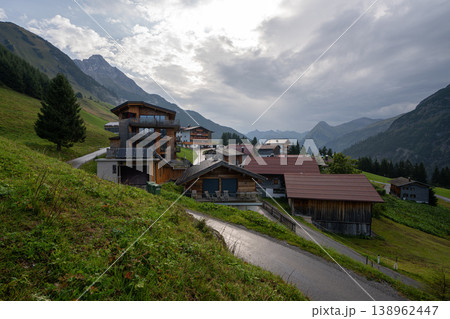 Panoramic landscape, Lechleiten, Tirol, Austria Panoramic landscape, Lechleiten, Tirol, Austria 138962447