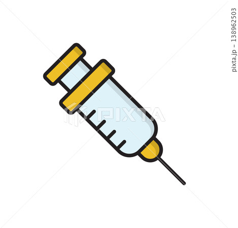 Syringe icon vector design template simple and modern concept 138962503