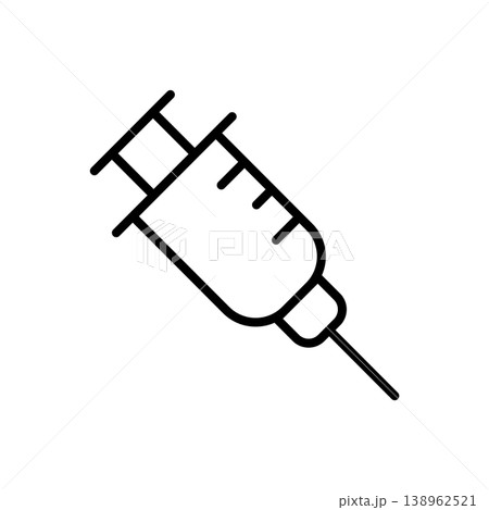 Syringe icon vector design template simple and modern concept 138962521