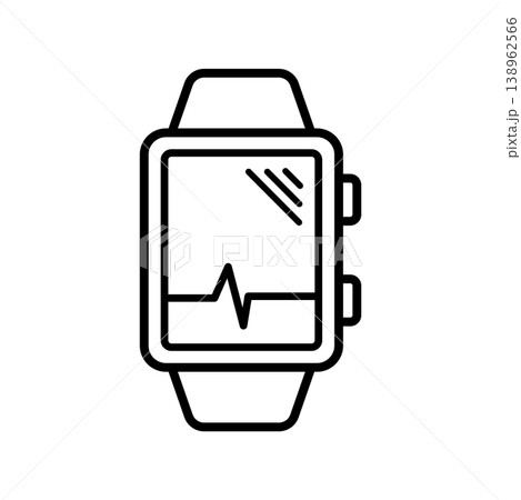 Smart watch icon vector design templates simple and modern concept 138962566