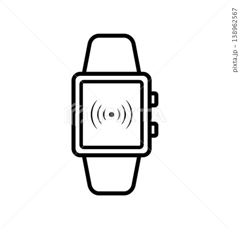 Smart watch icon vector design templates simple and modern concept Smart watch icon vector design templates simple and modern concept 138962567