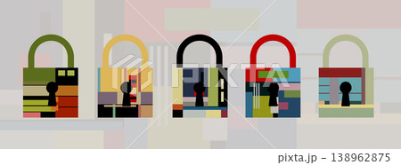 cyber security technology design web concept for business and internet project. 138962875
