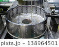 Wire-cut electrical discharge machine. Operation of wire-EDM machine cutting metal parts. Electrical discharge machine EDM cutting metal workpiece. Cutting process by wire cut machine. Metalworking 138964501