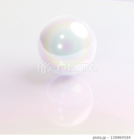 ファンシーな3Dの丸いオーロラパール ファンシーな3Dの丸いオーロラパール 138964584