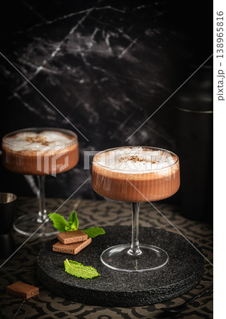 Chocolate Truffle Martini 138965816