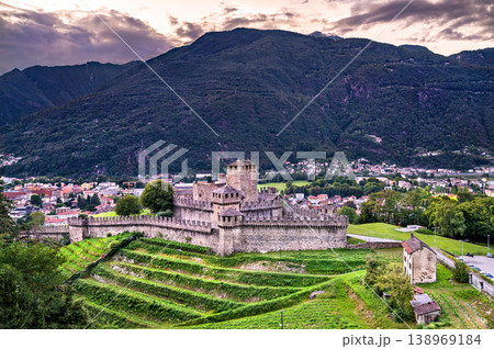 Castelgrande castle in Bellinzona, Switzerland 138969184