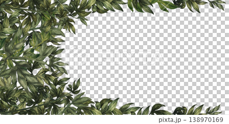 Green watercolor frame of peony branches. Hand-painted botanical greenery template with natural texture for floral design, wedding invitations, branding, packaging, patterns, elegant botanical decor Green watercolor frame of peony branches. Hand-painted botanical greenery template with natural texture for floral design, wedding invitations, branding, packaging, patterns, elegant botanical decor 138970169