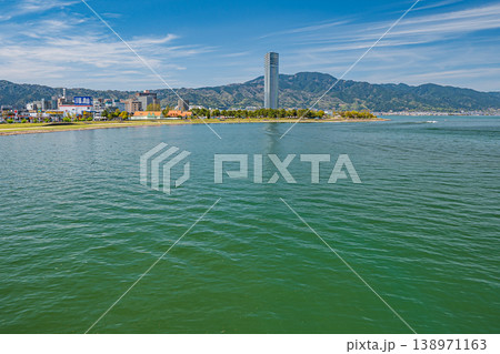 琵琶湖風景 滋賀県大津市 琵琶湖風景 滋賀県大津市 138971163