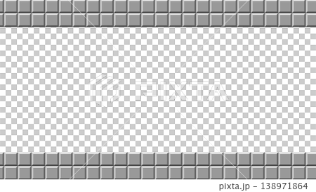 80年代風ドット絵のタイル背景素材 138971864