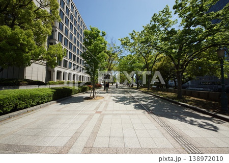 大阪市役所　中の島公園 138972010