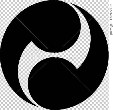 二つ巴のアイコン 二つ巴のアイコン 138972106