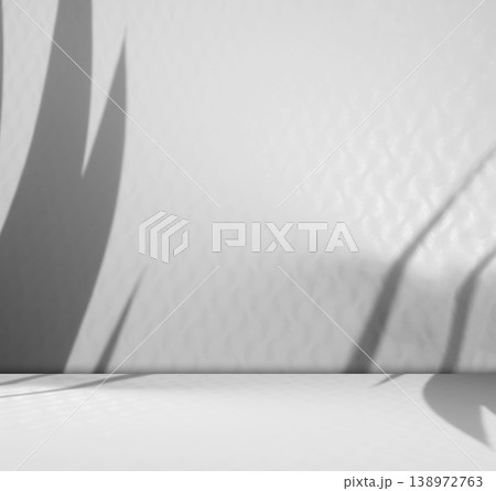 Grey Background Wall Shadow Leaf White Light Kitchen Abstract Studio Product Minimal Room marble Mockup Display Stage Scene Platform Shelf Space Pattern Backdrop Table Product Summer Travel. Grey Background Wall Shadow Leaf White Light Kitchen Abstract Studio Product Minimal Room marble Mockup Display Stage Scene Platform Shelf Space Pattern Backdrop Table Product Summer Travel. 138972763