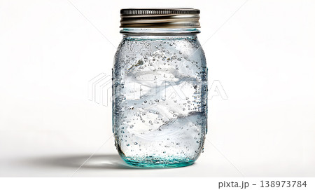 Clear glass jar mason jar water condensation metal lid closeup isolated transparent container minimal clear glass jar mason jar water condensation metal lid closeup isolated transparent container Clear glass jar mason jar water condensation metal lid closeup isolated transparent container minimal clear glass jar mason jar water condensation metal lid closeup isolated transparent container 138973784