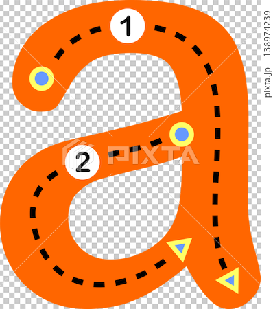 Educational lowercase letter A tracing worksheet for kids. Suitable for preschool and early learning handwriting practice. Educational lowercase letter A tracing worksheet for kids. Suitable for preschool and early learning handwriting practice. 138974239