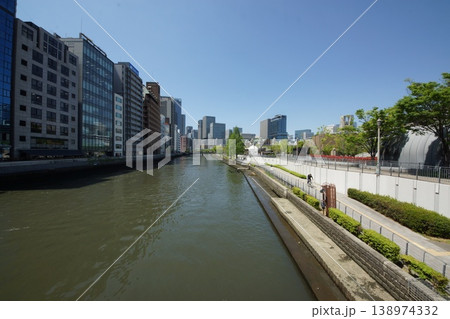 中之島公園 土佐堀川 中之島公園 土佐堀川 138974332