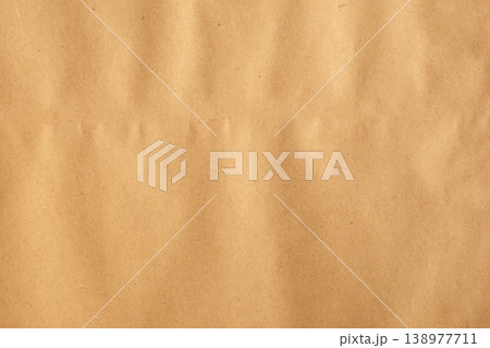 Brown paper with crease texture 138977711