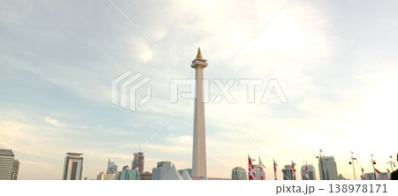 Monas monument in Jakarta city Monas monument in Jakarta city 138978171