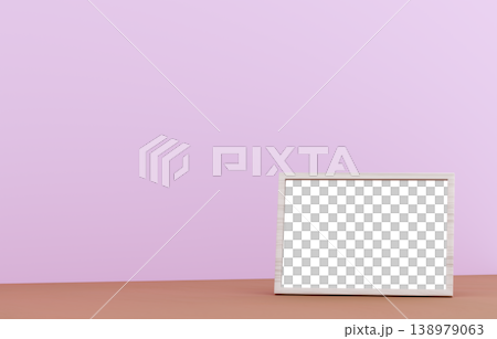 3D材質_相框_紫色背景 3D材質_相框_紫色背景 138979063