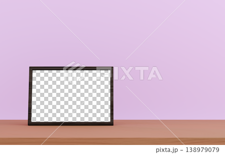 3D材質_相框_紫色背景 3D材質_相框_紫色背景 138979079