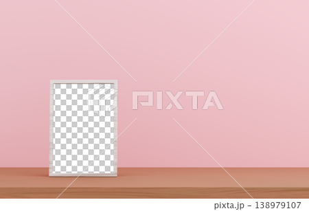 3D材質_相框_粉紅色背景 3D材質_相框_粉紅色背景 138979107