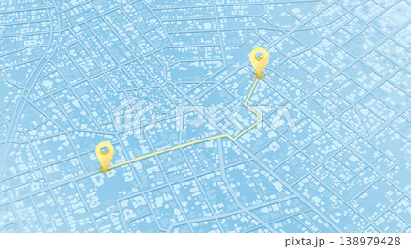 Isometric GPS navigation map with location pin for tracking. Abstract map visualization street navigation, pin pointing positions with accuracy. Concept of route tracking, vector illustration Isometric GPS navigation map with location pin for tracking. Abstract map visualization street navigation, pin pointing positions with accuracy. Concept of route tracking, vector illustration 138979428